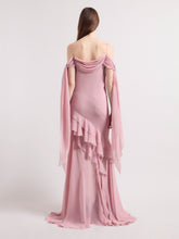 Charger l'image dans la galerie, Pink Maxi Silk Dress
