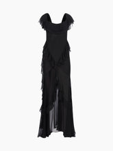 Charger l'image dans la galerie, Black Maxi Silk Dress
