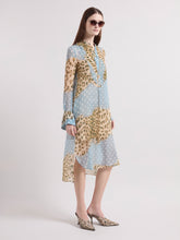 Load image into Gallery viewer, Leopard and Polka Dots Shirt Dress
