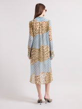 Load image into Gallery viewer, Leopard and Polka Dots Shirt Dress
