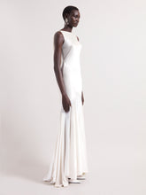 Load image into Gallery viewer, Cream Mermaid Dress With Open Back
