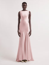 Load image into Gallery viewer, Pink Mermaid Dress With Open Back
