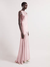 Load image into Gallery viewer, Pink Mermaid Dress With Open Back
