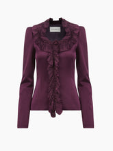 Charger l'image dans la galerie, Veste en cady bordeaux
