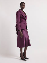 Load image into Gallery viewer, Burgundy Cady Blazer with Bow
