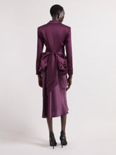 Load image into Gallery viewer, Burgundy Cady Blazer with Bow
