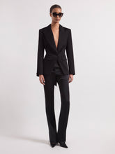 Load image into Gallery viewer, Black Cady Blazer with Bow
