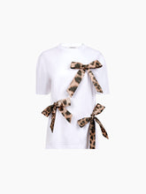 Load image into Gallery viewer, White Bow T-Shirt
