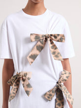 Load image into Gallery viewer, White Bow T-Shirt
