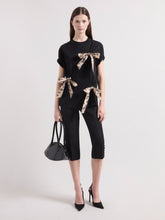 Load image into Gallery viewer, Black Bow T-Shirt
