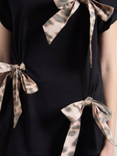 Load image into Gallery viewer, Black Bow T-Shirt
