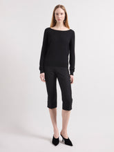 Charger l'image dans la galerie, Black Open Back Sweater
