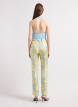 Load image into Gallery viewer, Flower Jacquard Straight Pants
