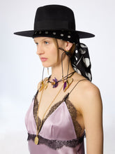 Charger l'image dans la galerie, Black Felt Fedora Hat
