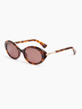 Charger l'image dans la galerie, Lunettes de soleil ovales vintage havane
