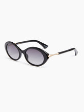 Charger l'image dans la galerie, Lunettes de soleil ovales vintage noires
