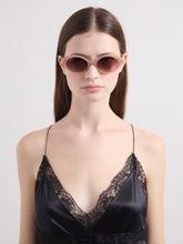 Charger l'image dans la galerie, Lunettes de soleil ovales vintage roses

