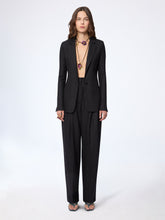 Load image into Gallery viewer, Wide-Leg Pinstriped Wool Pants
