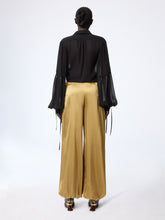 Load image into Gallery viewer, Gold Harem Silk Satin Pants
