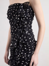 Load image into Gallery viewer, Polka Dots Bustier Mini Dress
