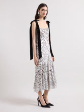 Load image into Gallery viewer, Satin Polka Dots Midi Dress

