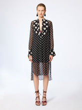 Load image into Gallery viewer, Polka Dot Silk Midi Dress
