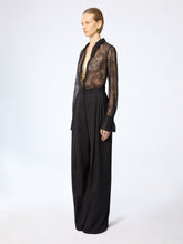 Load image into Gallery viewer, See-Through Sequins Shirt With Bell Cuffs
