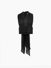 Charger l'image dans la galerie, V-Neck Silk Blouse With Bow Detail

