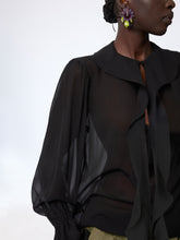 Load image into Gallery viewer, Silk Lavalliere Shirt
