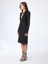 Load image into Gallery viewer, Wool Gabardine Blazer With Ruffled Sleeves
