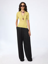 Load image into Gallery viewer, Mustard V-Neck Knit Top
