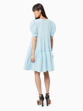 Load image into Gallery viewer, Poplin babydoll dress in light blue - Nina Ricci
