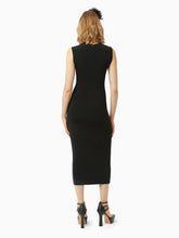 Charger l&#39;image dans la galerie, Long sleeveless dress in black - Nina Ricci
