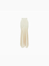 Charger l&#39;image dans la galerie, Long bias cut skirt in champagne - Nina Ricci
