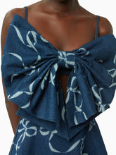 Load image into Gallery viewer, Denim bow bralette raw denim - Nina Ricci
