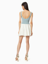 Load image into Gallery viewer, Sleeveless heart neckline top in light blue - Nina Ricci
