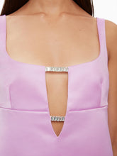 Load image into Gallery viewer, Satin mini a-line dress in pink - Nina Ricci
