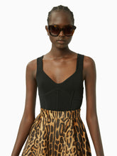 Load image into Gallery viewer, Corset detail top in black - Nina Ricci
