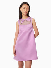 Charger l&#39;image dans la galerie, Satin trapeze dress in lilac - Nina Ricci
