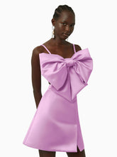 Load image into Gallery viewer, Mini a-line satin skirt in lila - Nina Ricci
