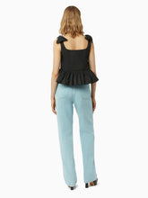 Load image into Gallery viewer, Peplum top in black - Nina Ricci
