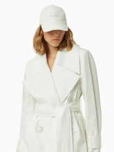 Charger l&#39;image dans la galerie, Linen trench coat in natural - Nina Ricci
