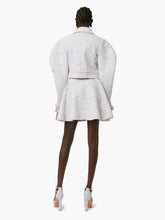 Charger l&#39;image dans la galerie, Short cocoon sleeve jacket in lilac - Nina Ricci
