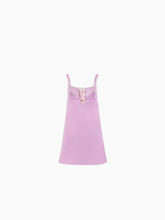 Load image into Gallery viewer, Satin mini a-line dress in pink - Nina Ricci
