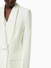 Charger l&#39;image dans la galerie, Shawl collar blazer in natural - Nina Ricci
