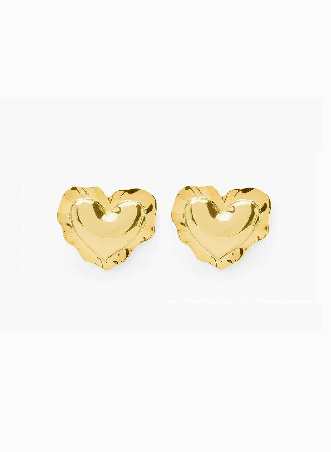 CUSHION HEART EARRINGS