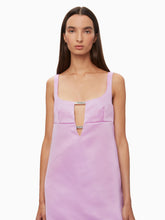 Load image into Gallery viewer, Satin mini a-line dress in pink - Nina Ricci
