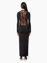 Cargar imagen en el visor de la galería, LONG DRESS WITH LACE INSERTS
