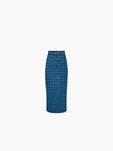 Load image into Gallery viewer, Long distressed denim skirt - Nina Ricci
