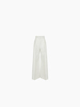 Charger l&#39;image dans la galerie, Jacquard Palazzo Pants In White - Nina Ricci
